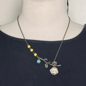 MODCLOTH Women’s Owl and Branch Necklace